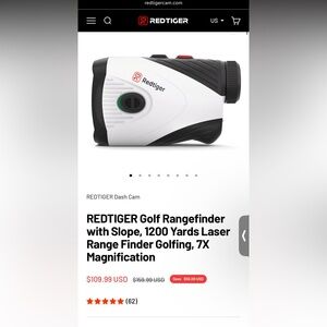 Red and Black Golf Rangefinder